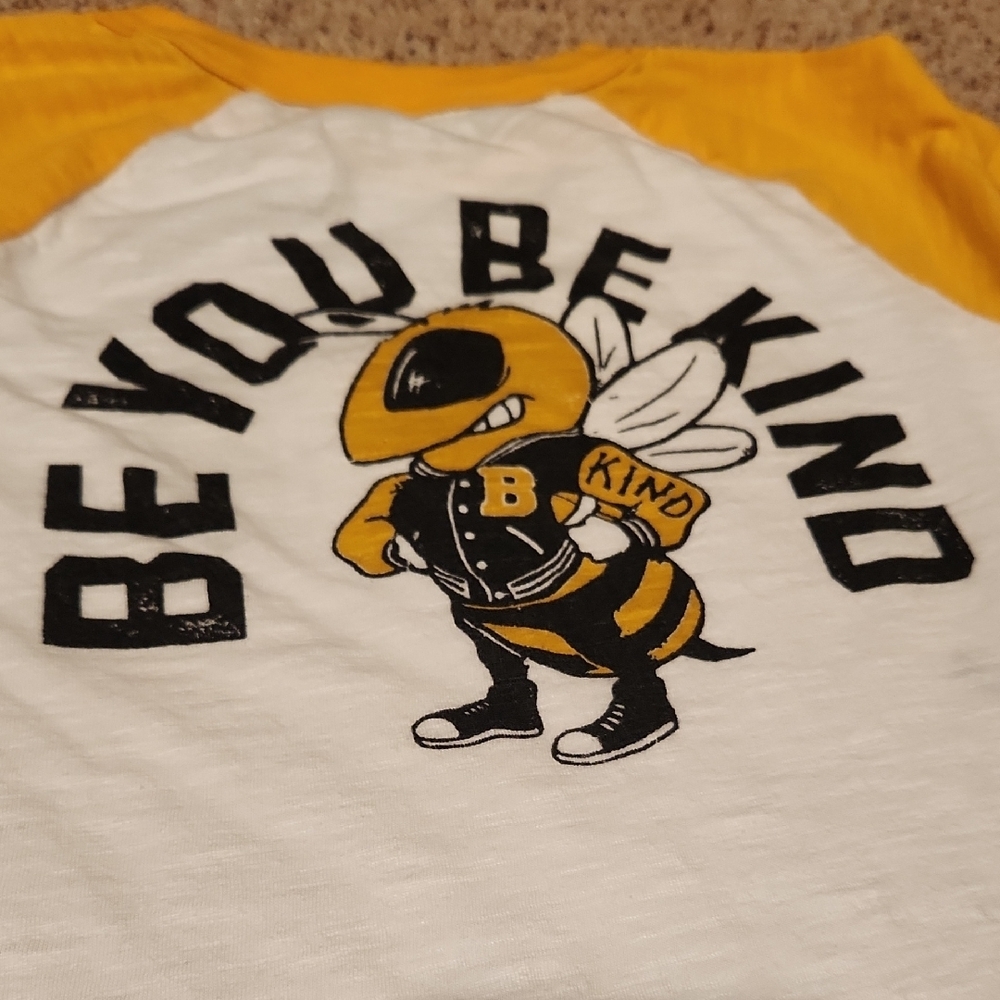 Kids' 3/4 Sleeve Raglan Bee Tee